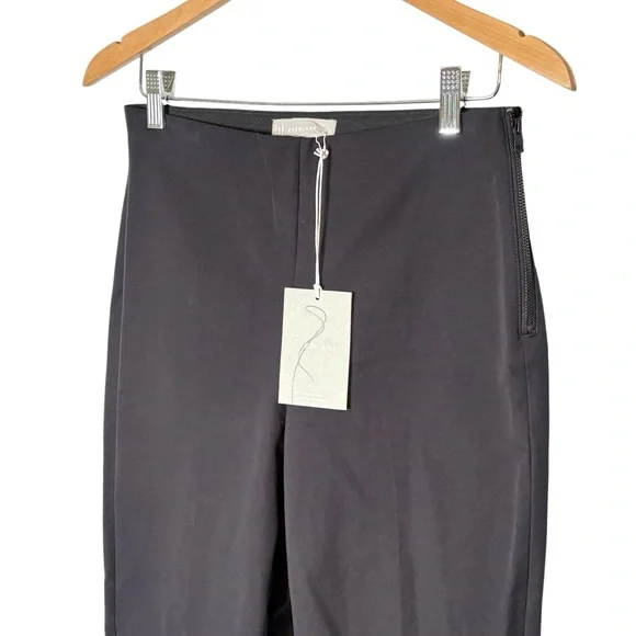 NWT Everlane The Bi-Stretch Side Zip Ankle Work Pant • Size 8 • Black - Picture 6 of 14
